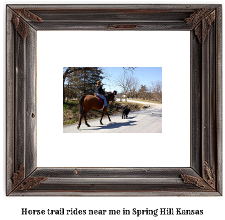 horse trail rides near me in Spring Hill, Kansas